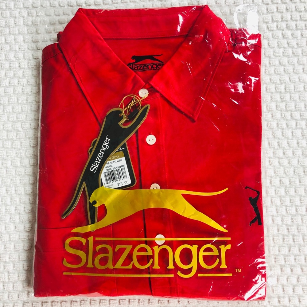 Slazenger Neo Classic Short Sleeve Golf Polo M NWT